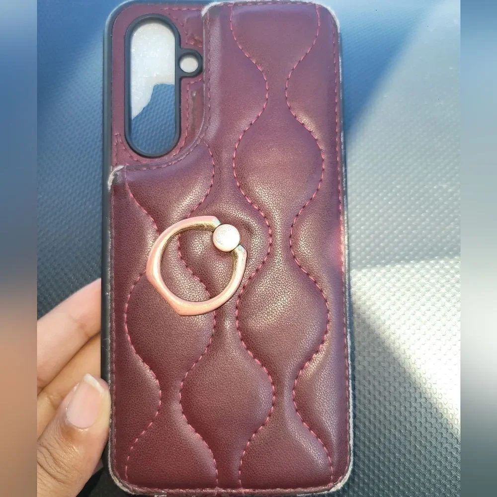 Used Phone Case with Wallet And Ring Holder